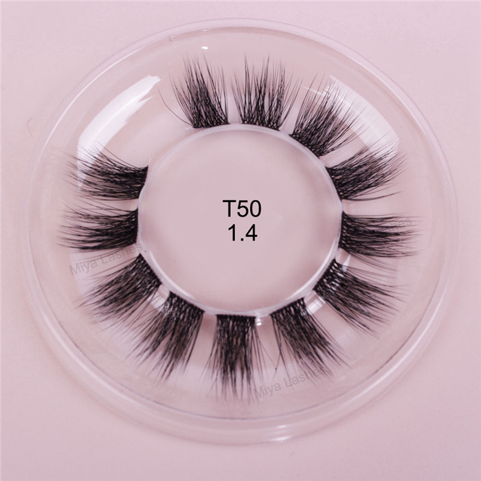 Individual Cluster Lashes Transparent band T50
