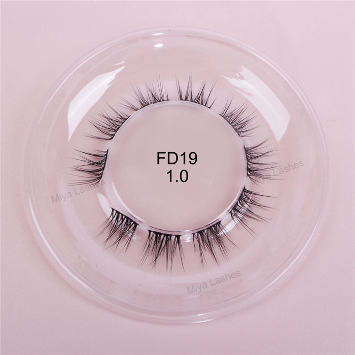 Individual Cluster Lashes Transparent band FD19